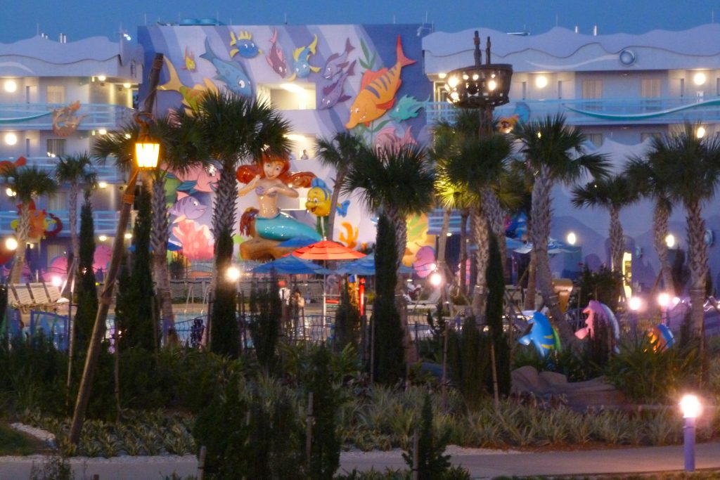 Disney’s Art of Animation Resort Little Mermaid Courtyard