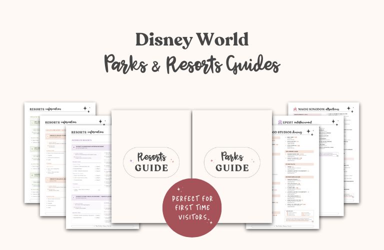 Disney World Parks & Resorts Guides